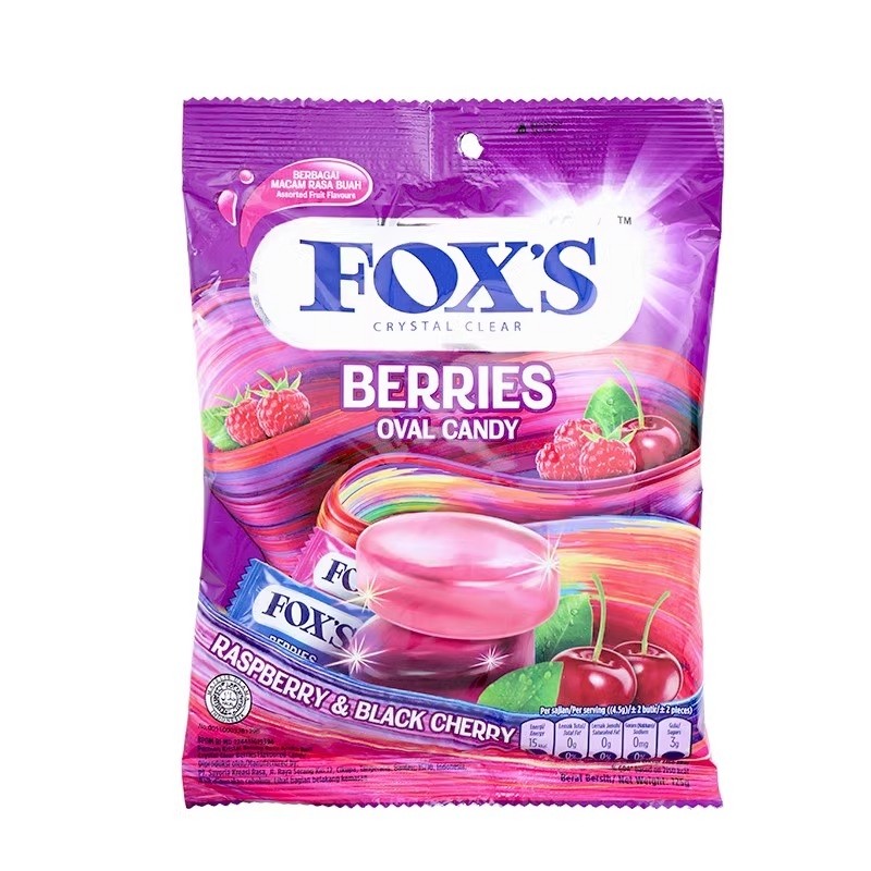 什锦霍士foxs水晶糖四季茶袋装印尼进口混合水果味糖果休闲薄荷糖,淘宝优惠券,粉丝福利购,淘宝优惠卷