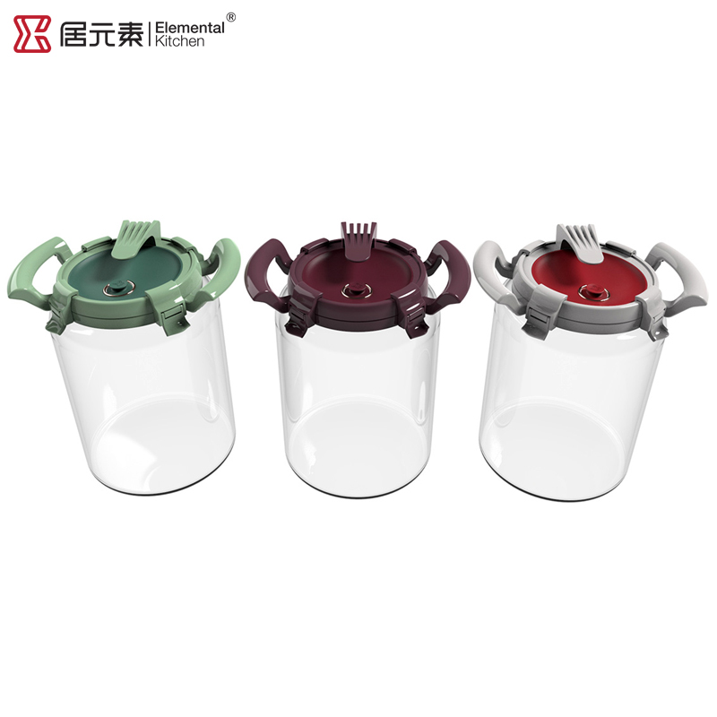 High borosilicate wine glass f glass bottle with faucet ginseng special wine bottle household sealed jar medicinal wine wine