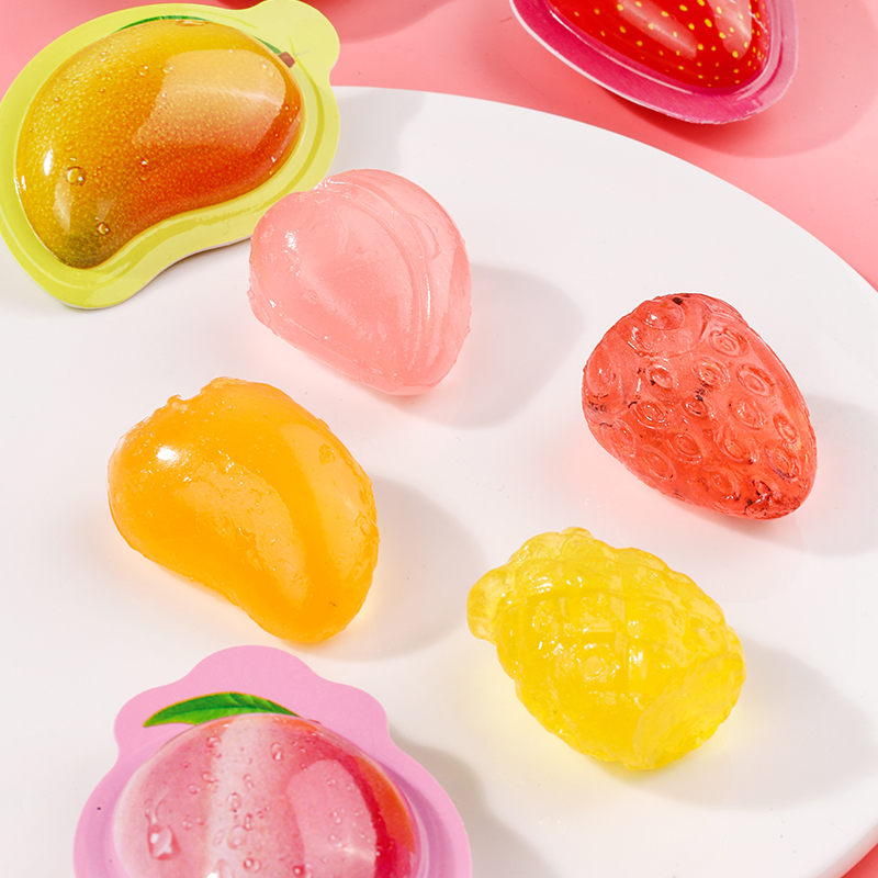 随你想3D果汁软糖网红高颜值qq橡皮糖水果味3d儿童糖果喜糖婚糖 - 图2