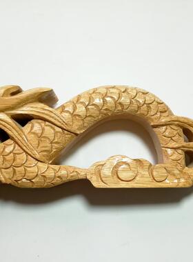 特卖道家法器道士用品 香樟木龙形手炉 道士香炉 托盘幡手炉 手工