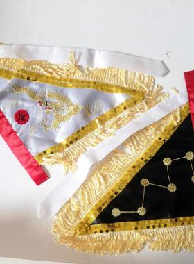 特卖道士旗帜道家用品 双面刺绣 金龙七星旗令旗法旗金龙旗法架旗