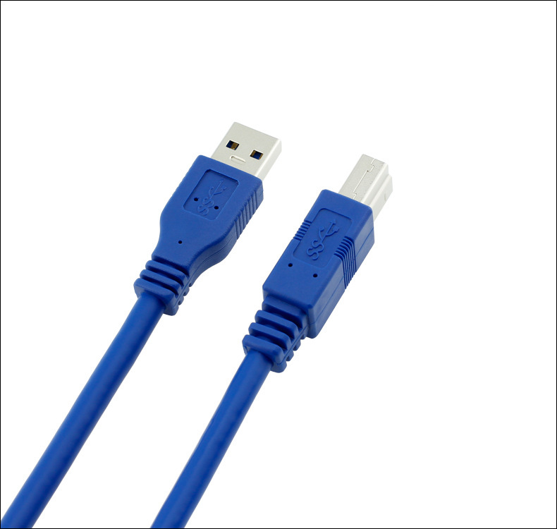 瑞霏 USB3.0方口打印机线方口硬盘盒公对公高速数据连接线1/3/5米