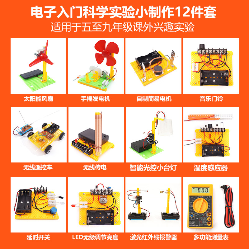 八九年级初中生科学实验科技小制作 利桑母婴科学实验