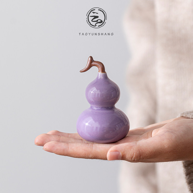 陶瓷七彩小葫芦摆件招财福禄家居桌面装饰工艺品国风创意礼品送礼,淘宝优惠券,粉丝福利购,淘宝优惠卷