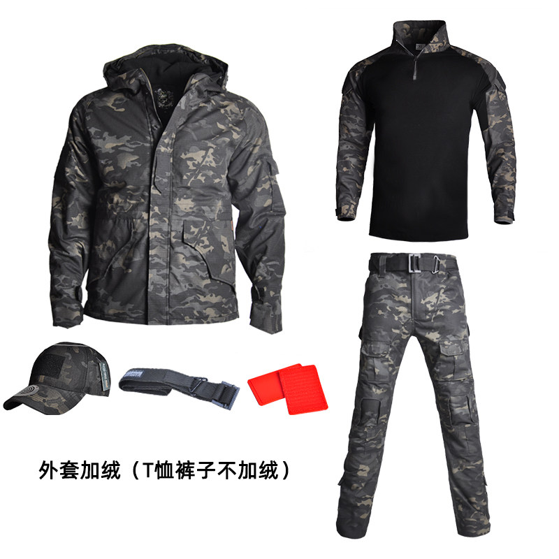 涵野户外迷彩服套装男蛙服新款战术军迷服装女特种训服作训服耐磨_虎窝淘