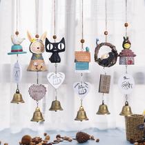 Wind bell hanging decoration Little fresh copper bell Pendant Plant Day Style Creative Hanging Door Room Adornment Female Birthday Present