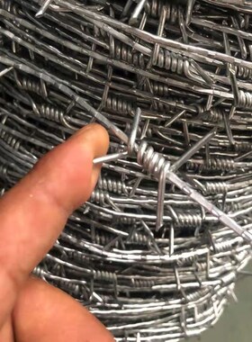 镀锌刀片刺绳铁丝网防护网刺铁丝滚笼铁蒺藜不锈支架围栏防爬刺网