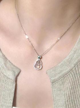 复古福禄精致小葫芦颈链冰玉髓