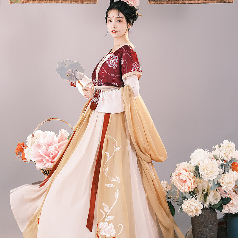 耀春醉芙蓉原创正品中国风超仙汉服 耀春汉服