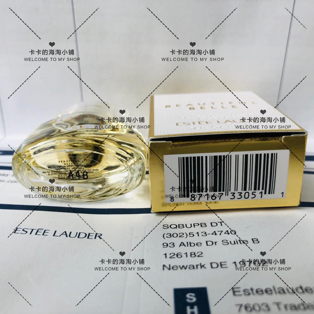 欧铂新一代专卖店现货雅诗兰黛真爱香水Beautiful Belle Q水4mL中小样有喷头包邮1