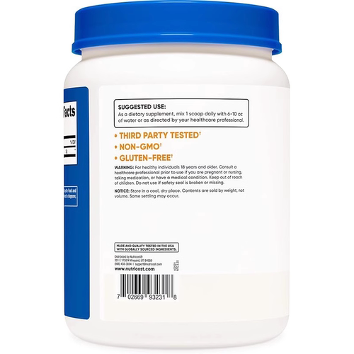 美国Nutricost L-Glutamine Powder L-谷氨酰胺粉 原味1kg - 图0