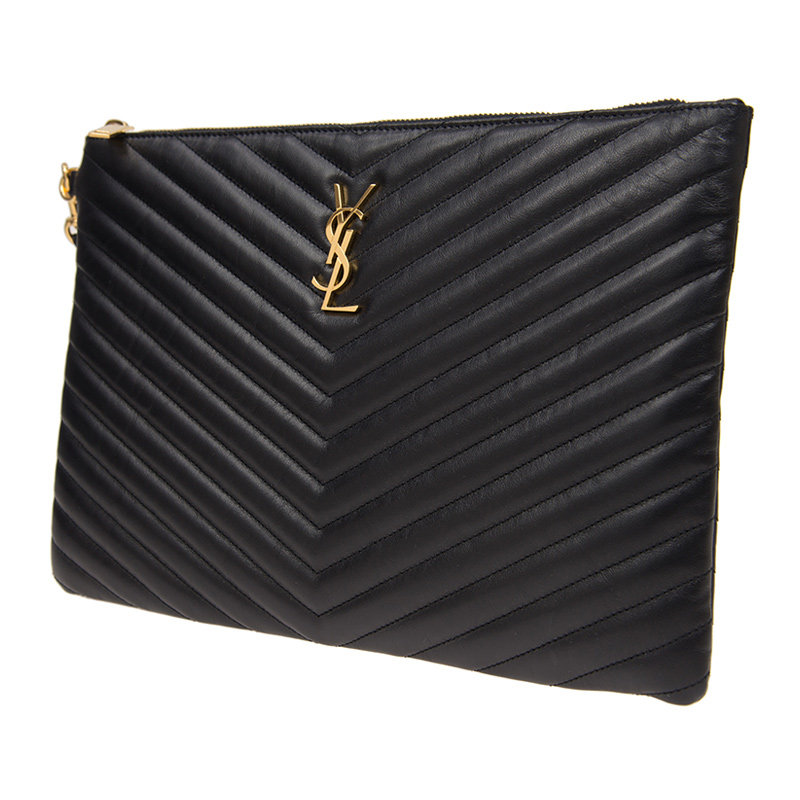 圣罗兰黑色女士挎包 丰尚海外女士包袋