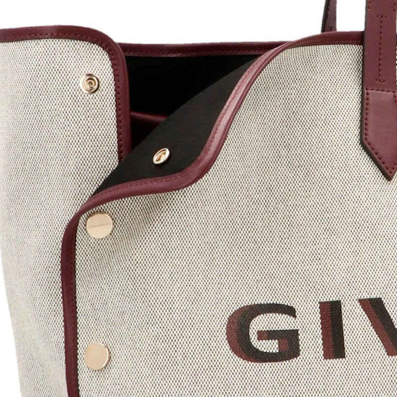 givenchy女士米色字母logo手提包 丰尚海外女士包袋