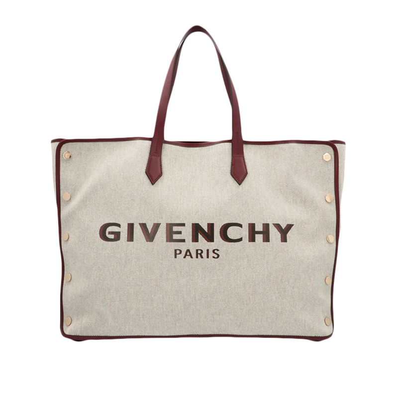 givenchy女士米色字母logo手提包 丰尚海外女士包袋