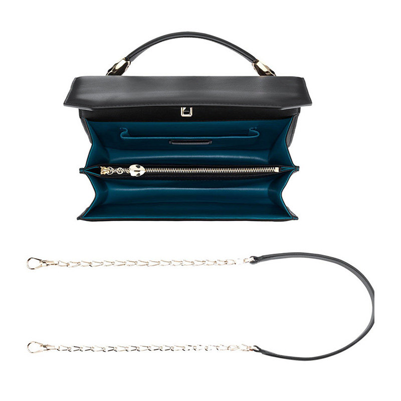 bvlgari新款女士黑色285765手提包 丰尚海外女士包袋