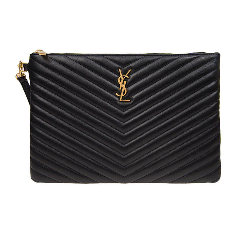 圣罗兰黑色女士挎包 丰尚海外女士包袋