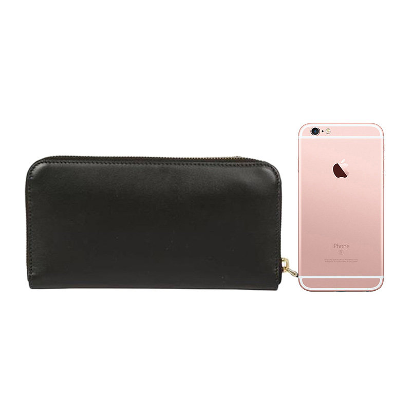 prada男士黑色牛皮时尚大气钱包 丰尚海外钱包