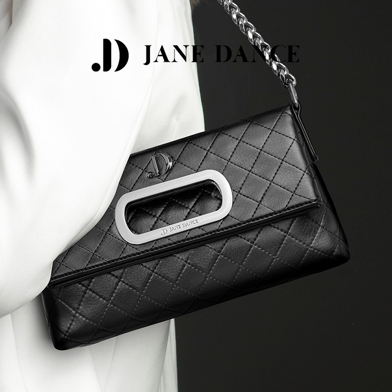 JaneDance轻奢菱格链条包包女2025新款春夏单肩百搭法棍腋下包女,淘宝优惠券,粉丝福利购,淘宝优惠卷
