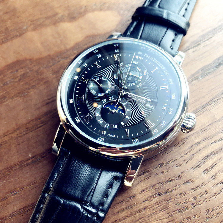 2021瑞士男士全自动镂空学生机械表 法洛蒂国产腕表