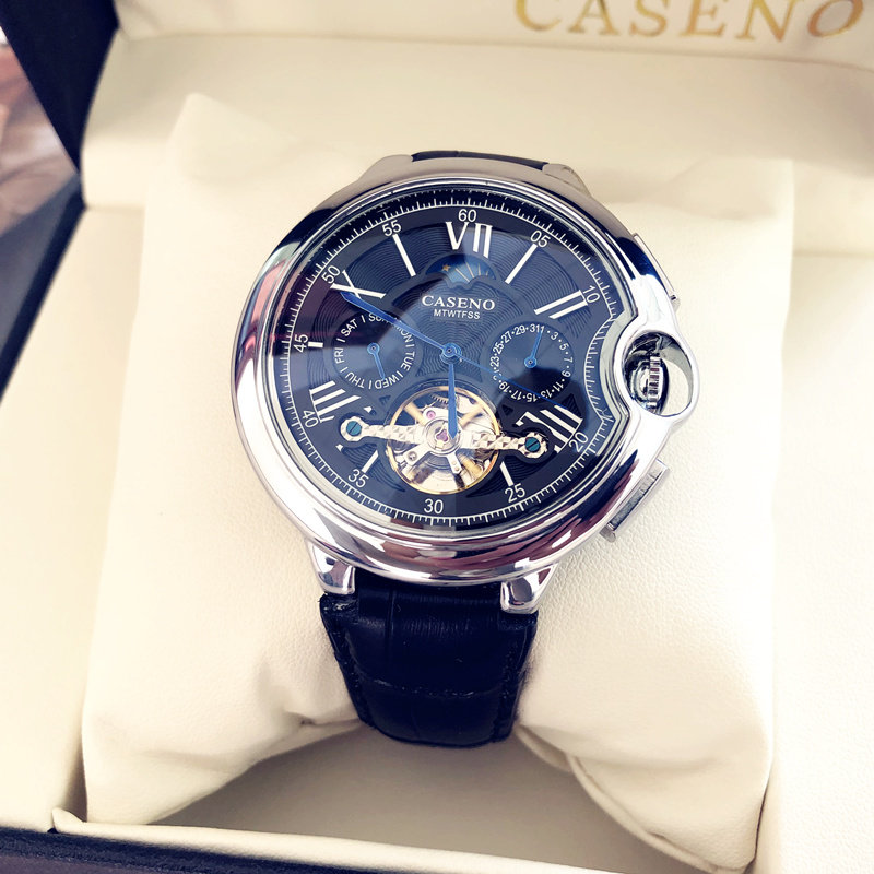 2023瑞士男士全自动镂空大气机械表 法洛蒂国产腕表