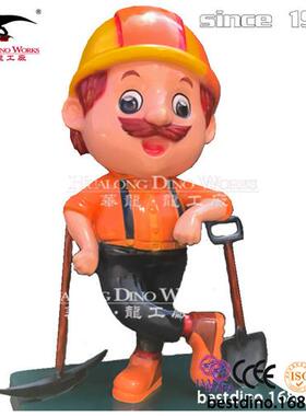 卡通玩偶娃娃玻璃钢模型美陈摆件恐龙厂家从事仿真动物昆虫制作