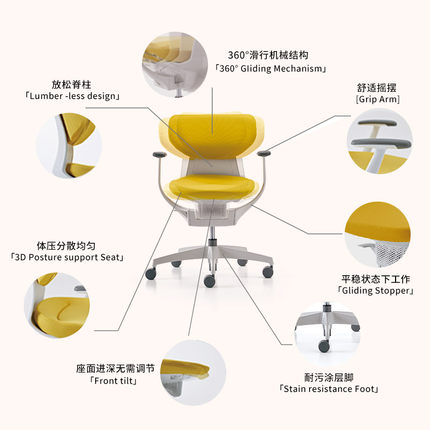 国誉 ing 360灵动工学椅怎么样?质量好吗?