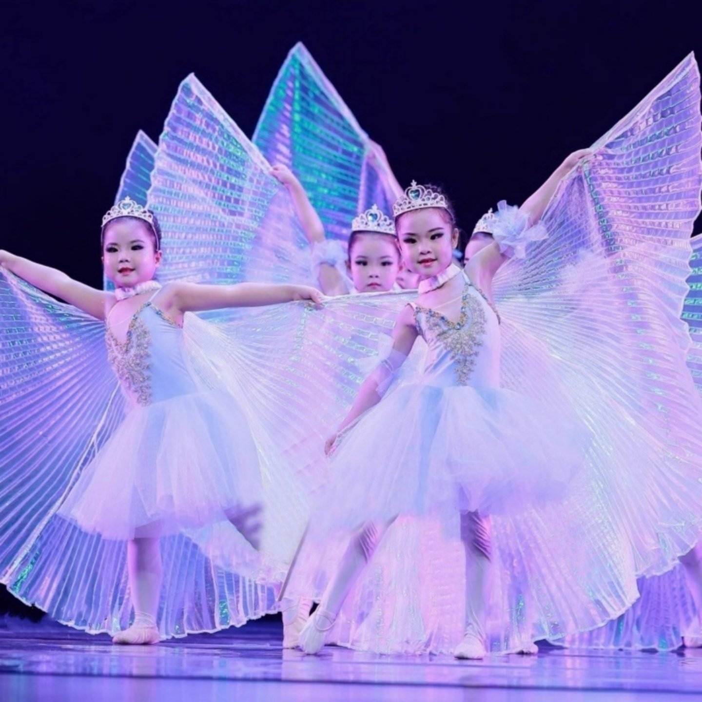 小风筝儿童演出服翅膀道具小天鹅舞蹈服女童芭蕾舞蓬蓬裙表演服装,淘宝优惠券,粉丝福利购,淘宝优惠卷