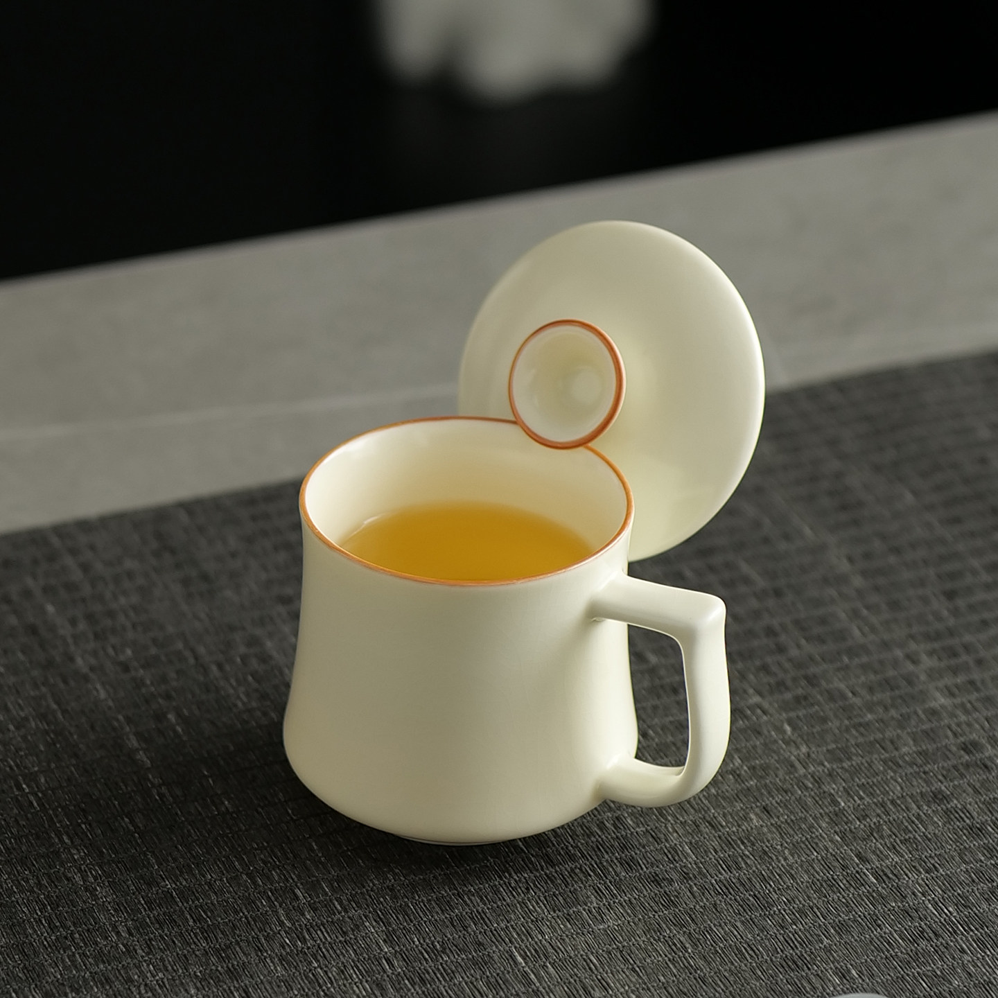 汝窑陶瓷水杯办公杯马克杯带盖茶杯礼盒装中秋节国庆定制伴手礼物,淘宝优惠券,粉丝福利购,淘宝优惠卷