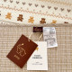 Double-sided pure cotton bed cover, reversible
