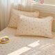 One side cotton and one side velvet sheet baby velvet quilted sheet