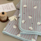 Korean double-sided cotton quilt cover three-piece machine washable quilted quilted non-slip bed sheet tatami kang cover