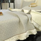 French lace style cotton bed cover for all seasons
