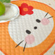 Cartoon cool beanie mat and fitted sheet set three-piece summer dormitory single air-conditioned mat machine washable air-conditioned soft mat