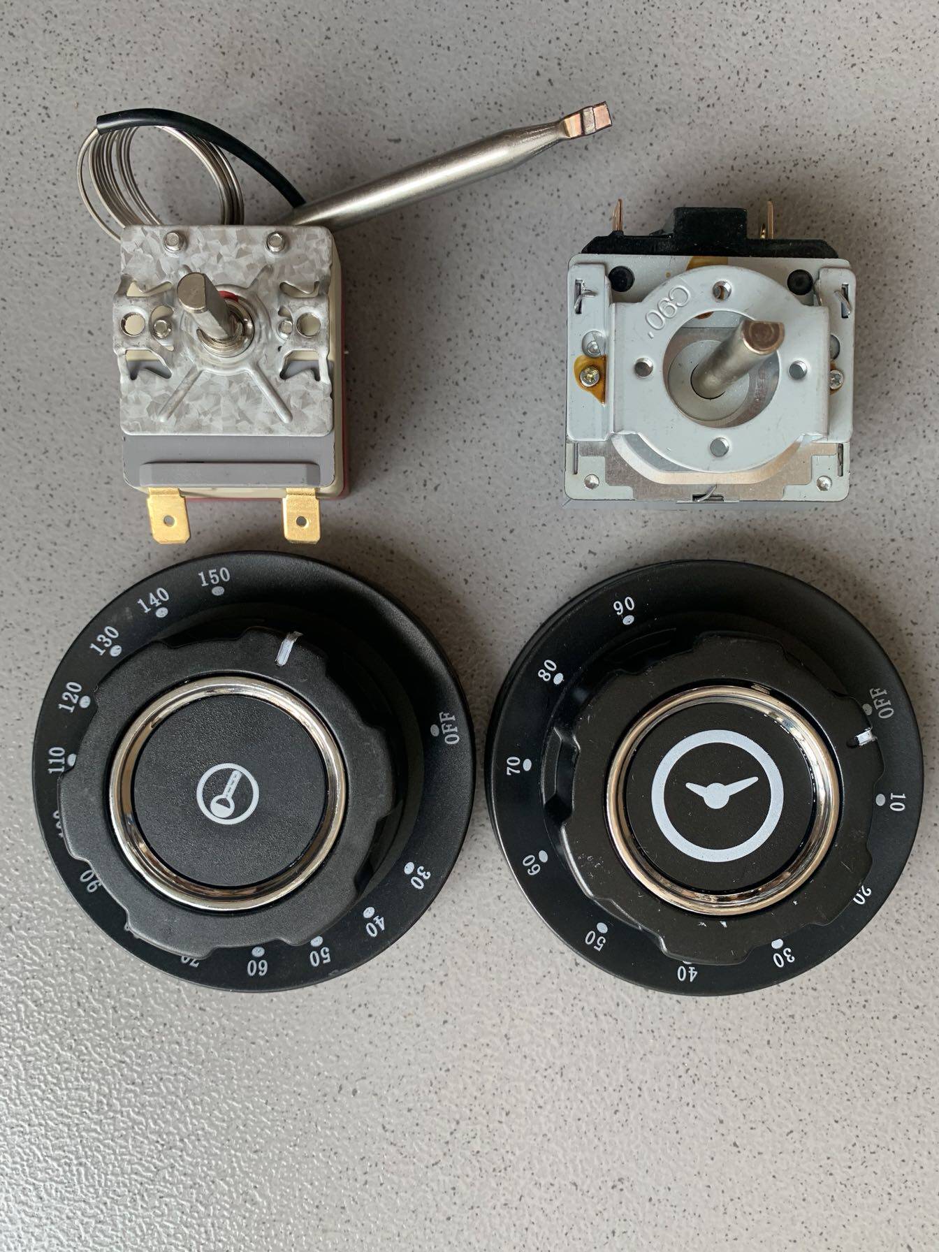 美厨宇王高温消毒柜旋钮开关蒸饭柜蒸饭车90分钟定时器温控器开关