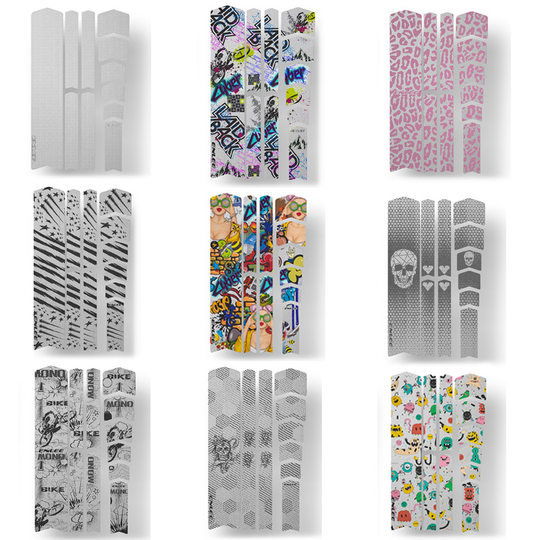 Bicycle personalized pattern protective film is waterproof and durable