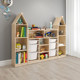 Carrite children's solid wood bookshelf bag installation without paint