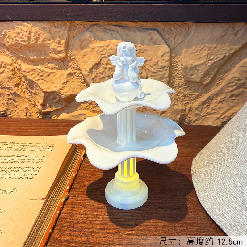 情人节许愿池蛋糕摆件复古罗马柱喷泉天使塑料配件成品甜品台装饰,淘宝优惠券,粉丝福利购,淘宝优惠卷