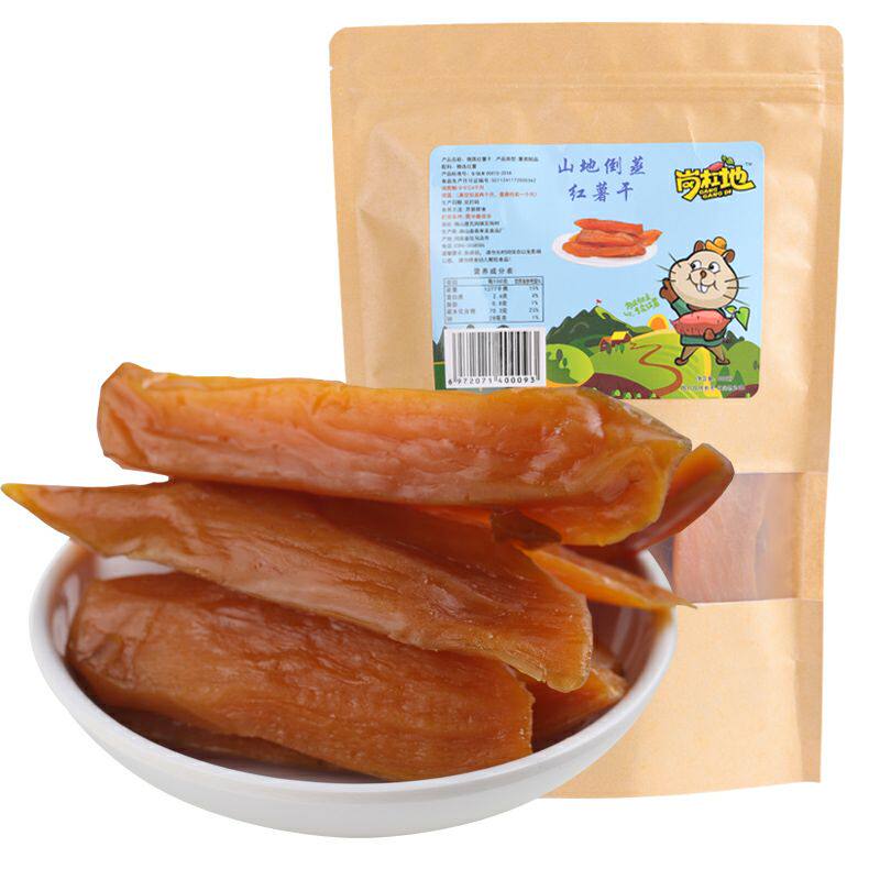 蒸地瓜干自制软糯番薯条片无山芋 挑枣儿薯类制品