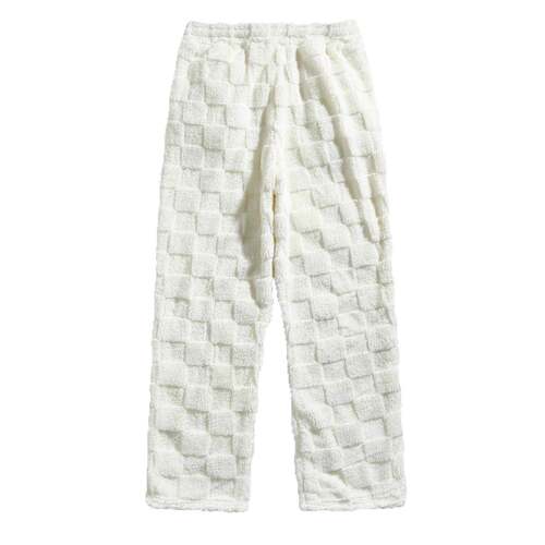 Two-piece Set Men's Thermal Lined Letter Embroidery Hoodie & - 图3