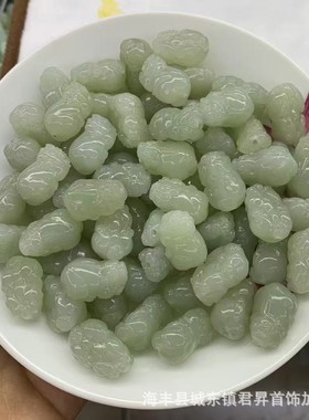 2026玉石 青海料和田玉貔貅 玉质细腻 可DIY搭配手串吊坠挂件饰品