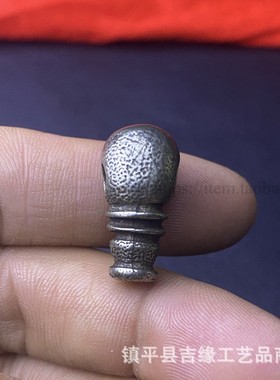 2026藏式白铜挂件吊坠手串项链配饰藏传利玛佛头三通吊坠