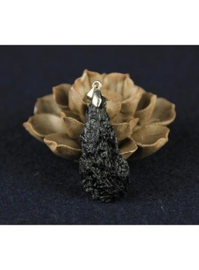 2026天然黑陨石 玻璃陨石雷公墨泰国陨石 捷克陨石吊坠原石