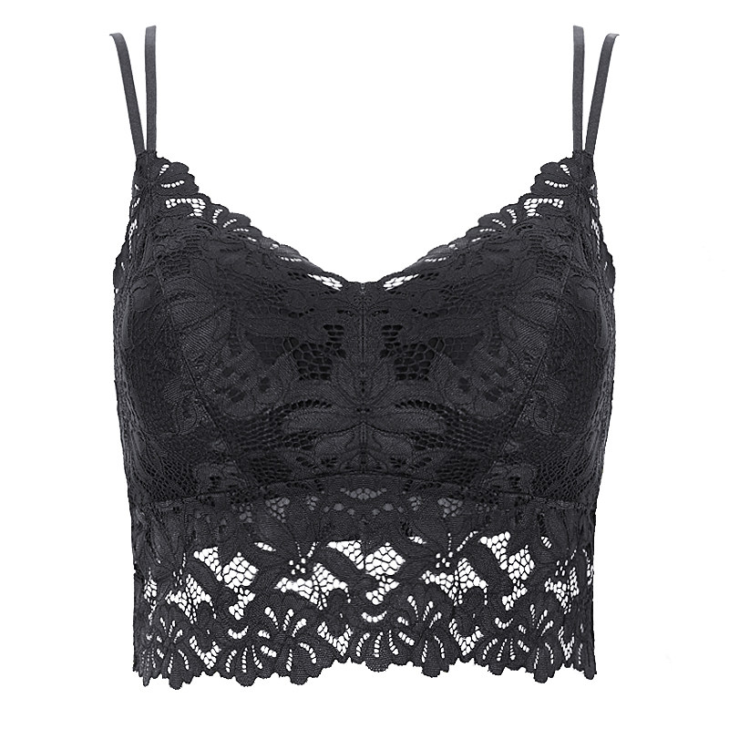 互语美背吊带网红爆款性感蕾丝抹胸 互语文胸