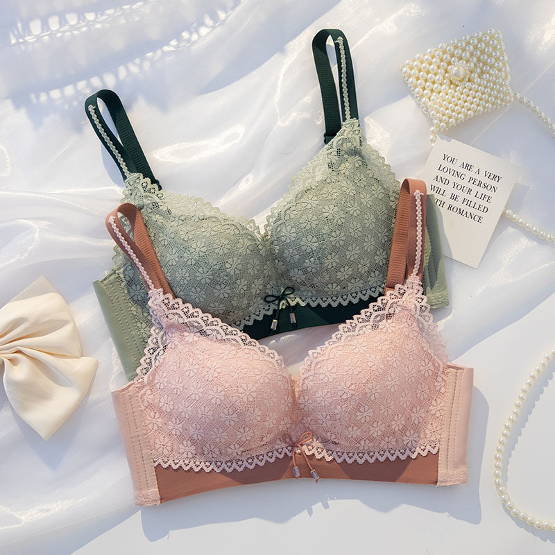 调整型收副乳女上托防下垂套装内衣 芯蒂美文胸