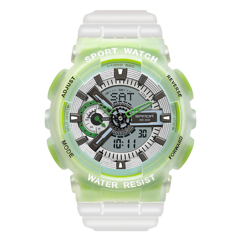 男2021年新款女学生ins风电子表 雅述国产腕表