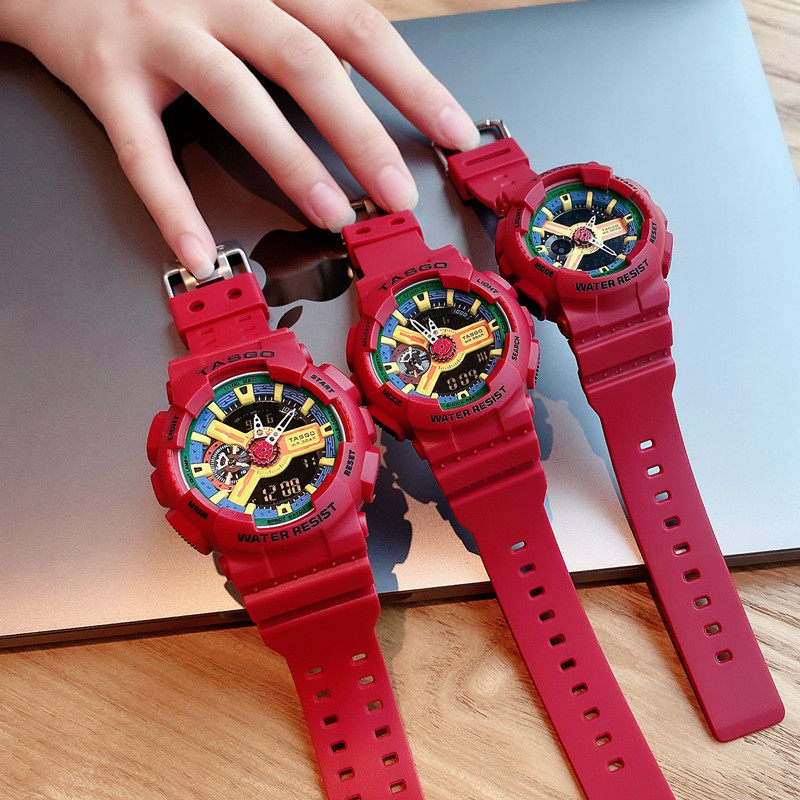 青少年机械初高中学生潮流女电子表 雅述国产腕表