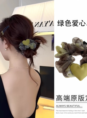 大肠发圈头绳扎马尾头花头绳皮筋