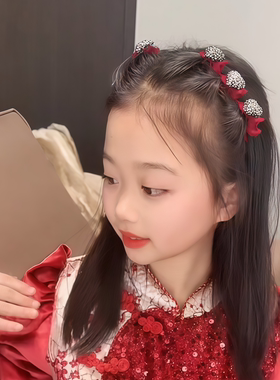 编发发夹女刘海夹碎发整理发卡