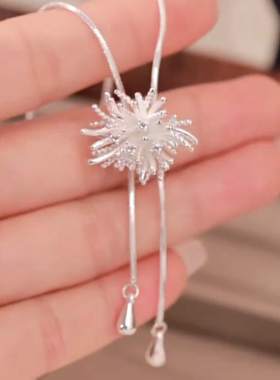 长款烟花项链女毛衣链叠戴配饰