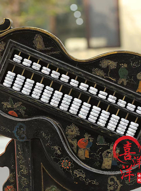 古董文玩乡下收木胎漆器福禄万代葫芦苏娜盘屏风摆件复古老物件